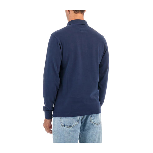 LA MARTINA Polo Polo Uomo Ruggero con logo Blu A24 - LA MARTINAZMP007JS005 - 07017 - M - Francavilla Moda